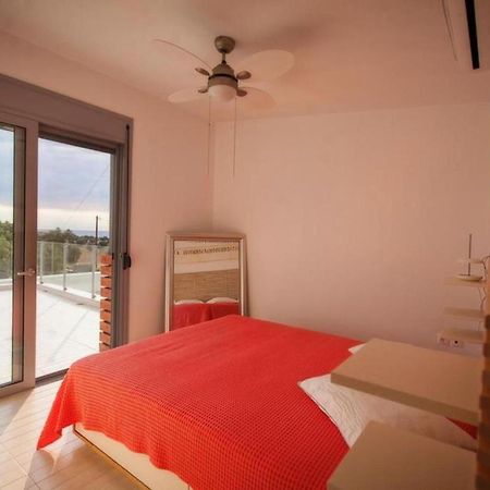 Island Villa Sani Sea View Bagian luar foto