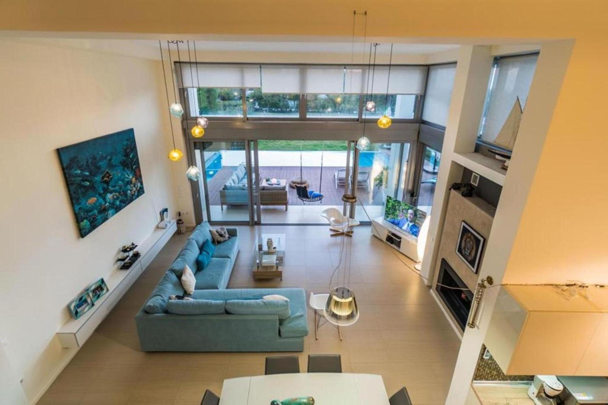 Island Villa Sani Sea View Bagian luar foto