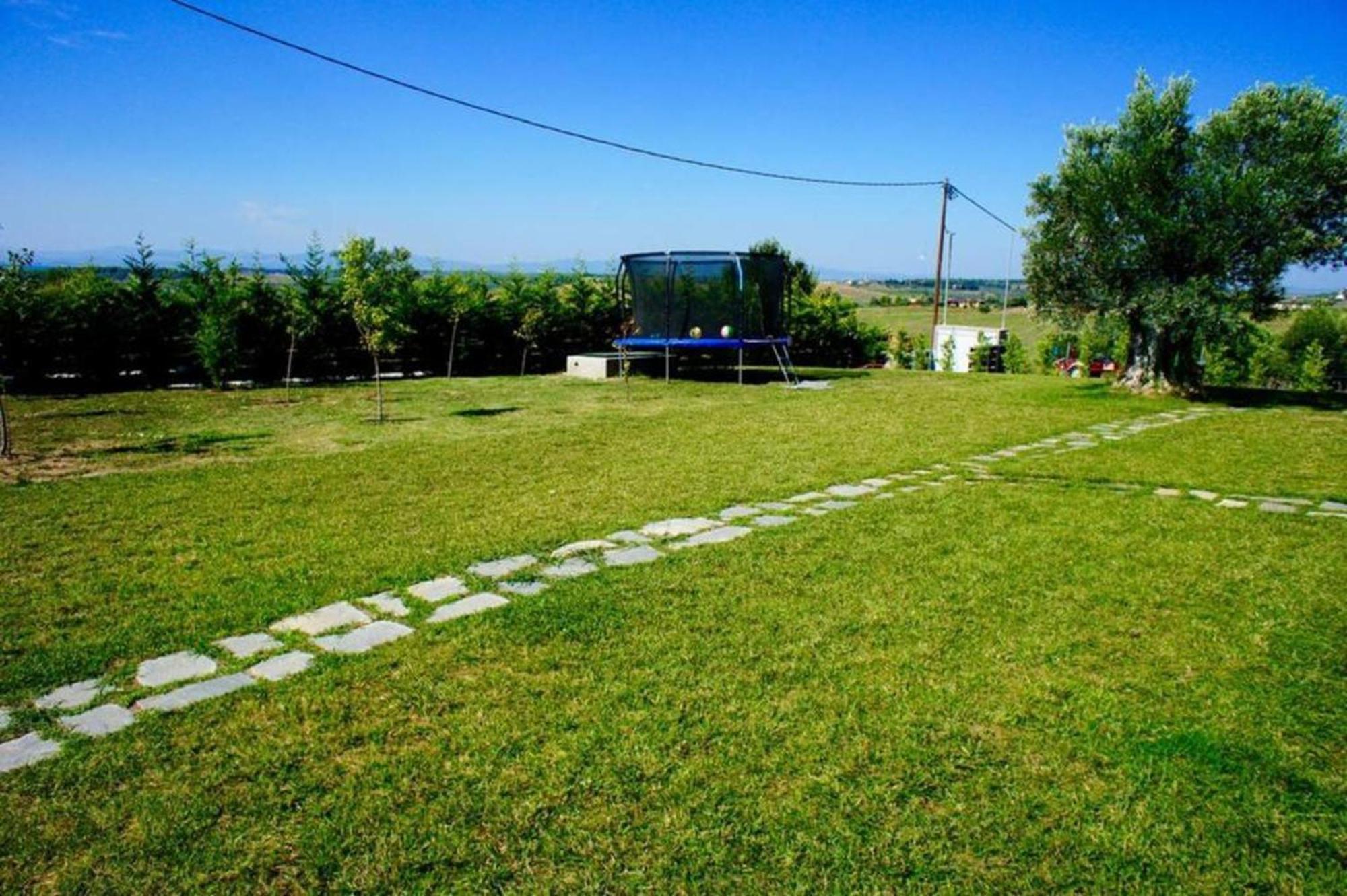 Island Villa Sani Sea View Bagian luar foto